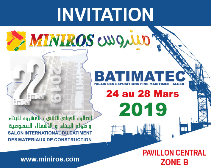 INVITATION batimatec miniros 2019